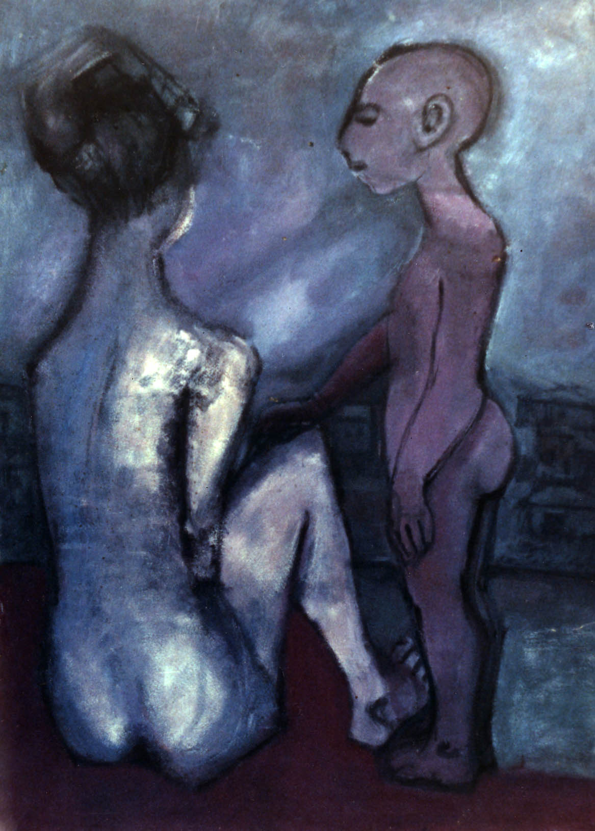 28"x40" Oil on Canvas (1960)