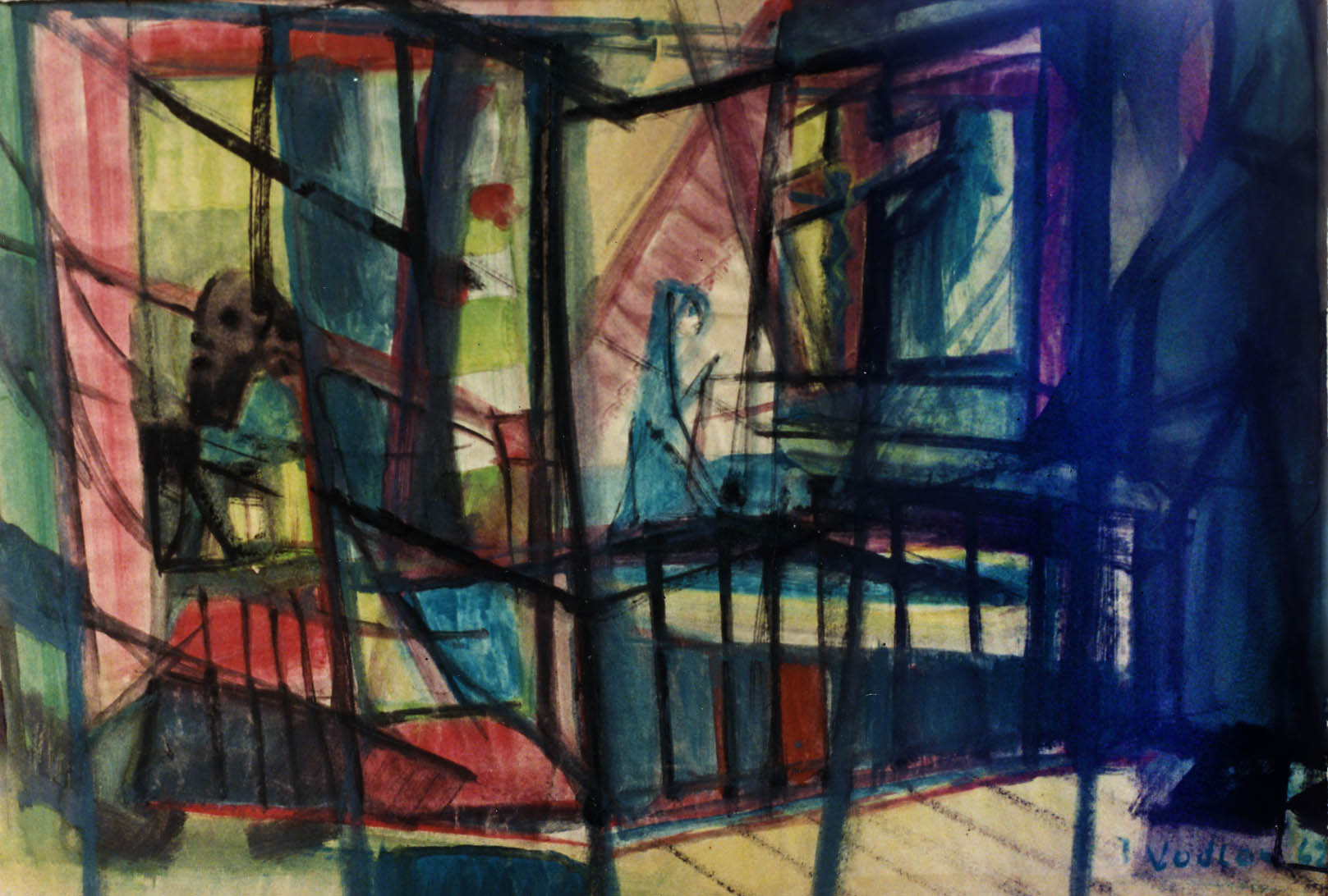 30"x20" Oil on Canvas (1962)