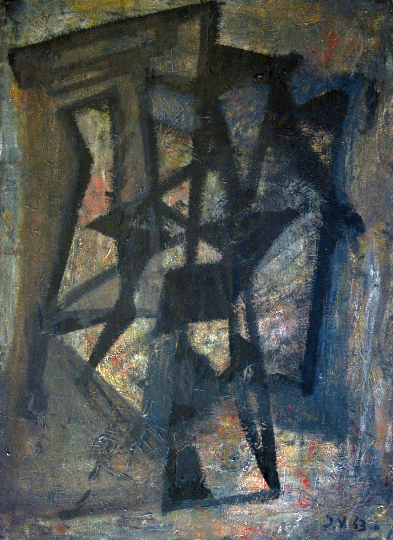 30"x22" Oil on Canvas (1963)