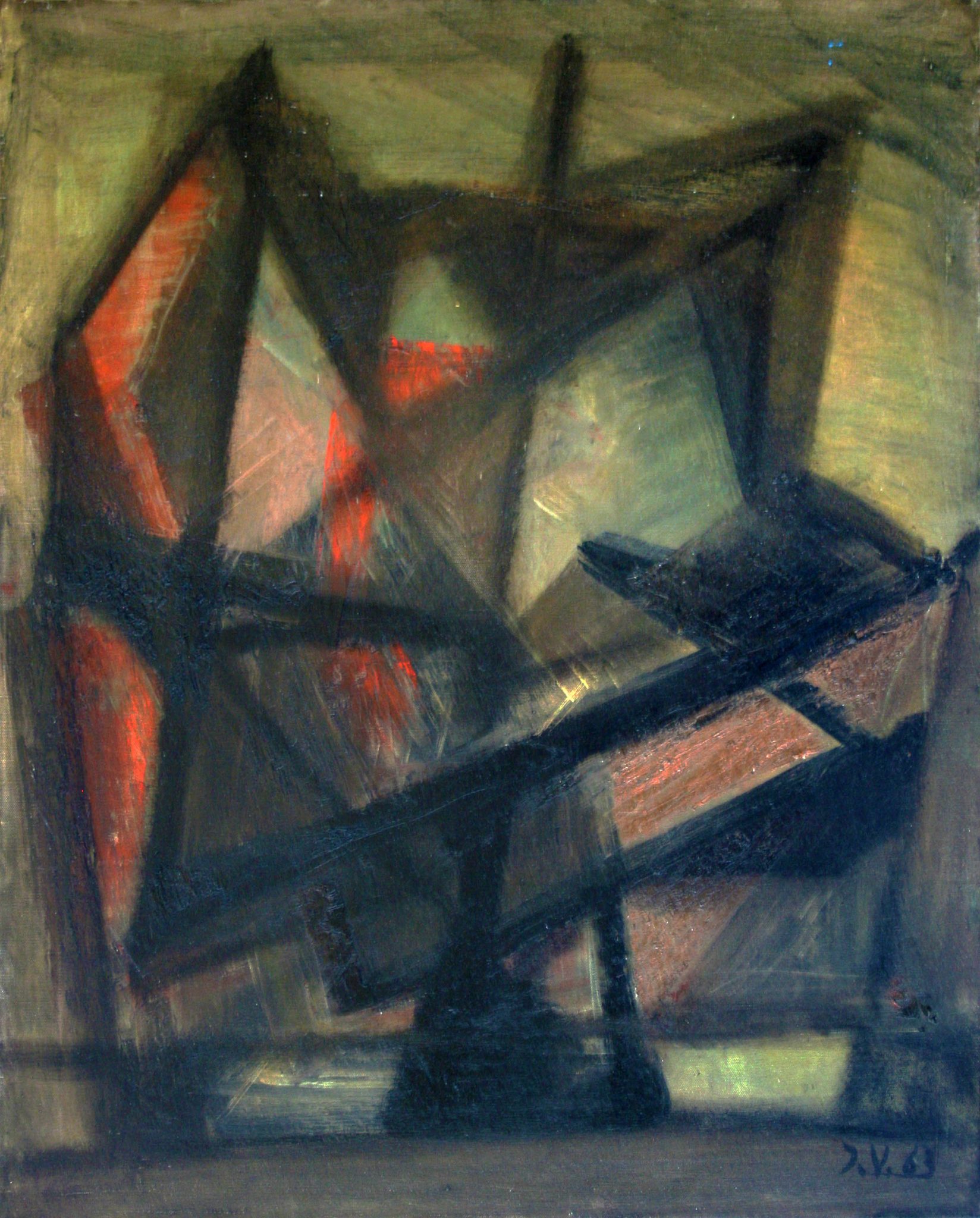 30"x24" Oil on Canvas (1963)