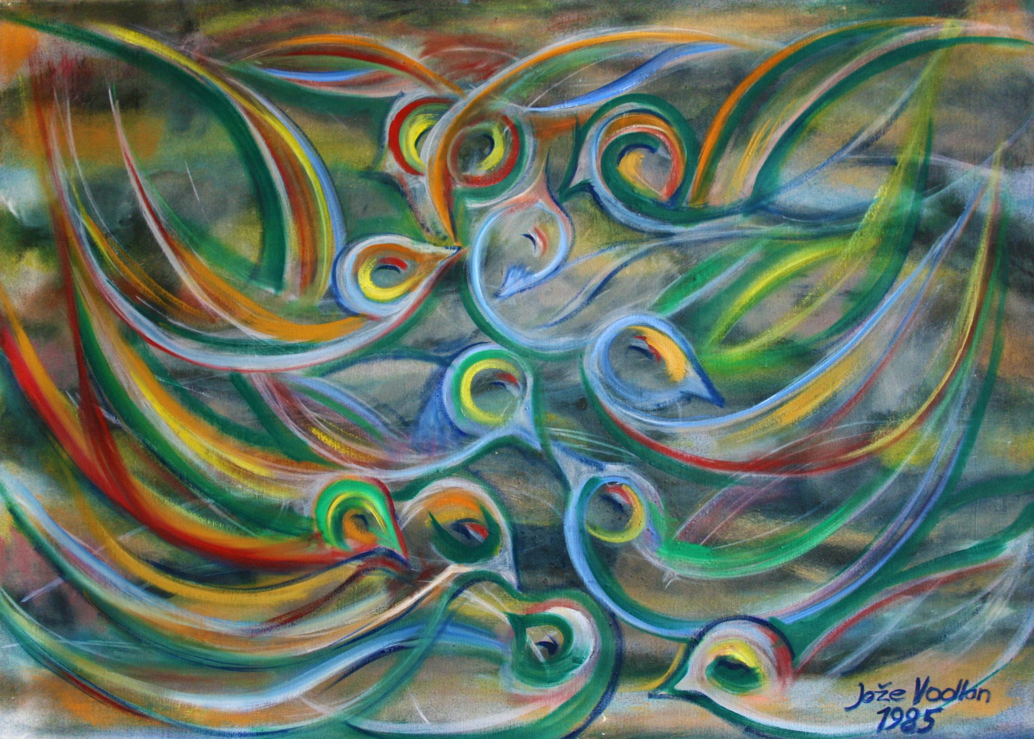 32"x45" Oil on Canvas (1985)