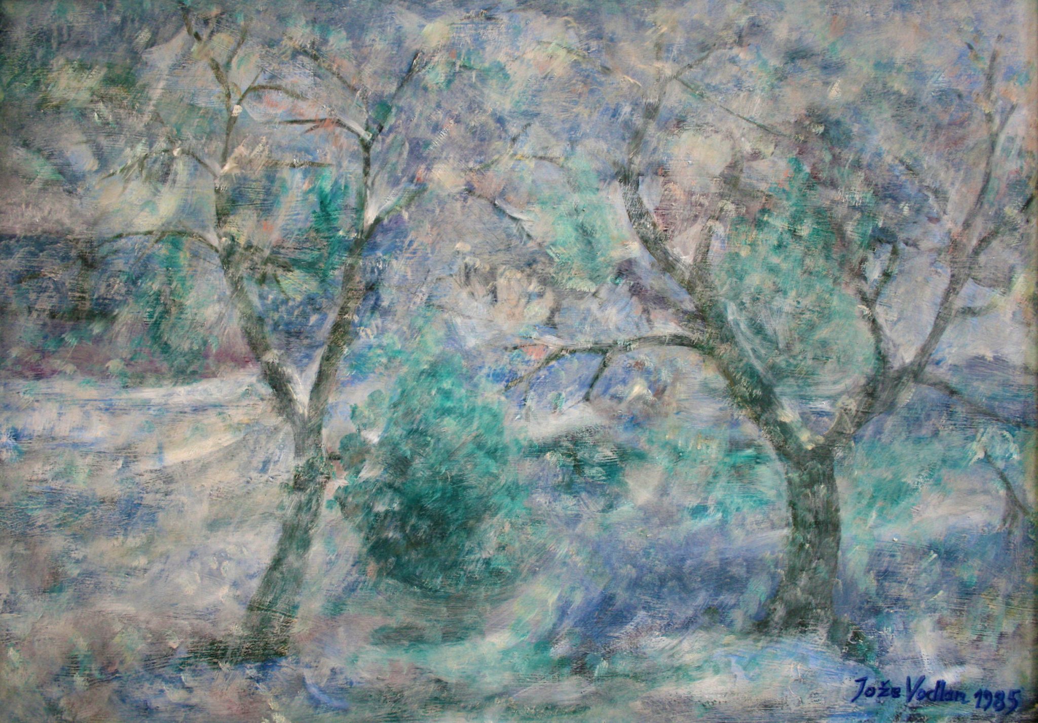 34"x24" Oil on Masonite (1985)