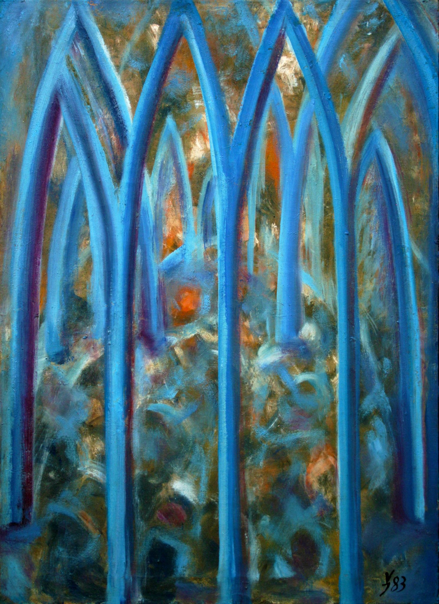 34"x25" Oil on Canvas (1983)