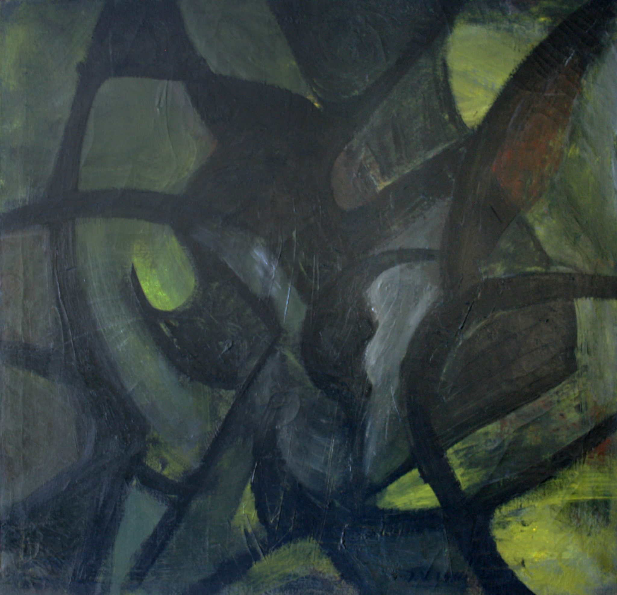 34"x35" Oil on Canvas (1964)