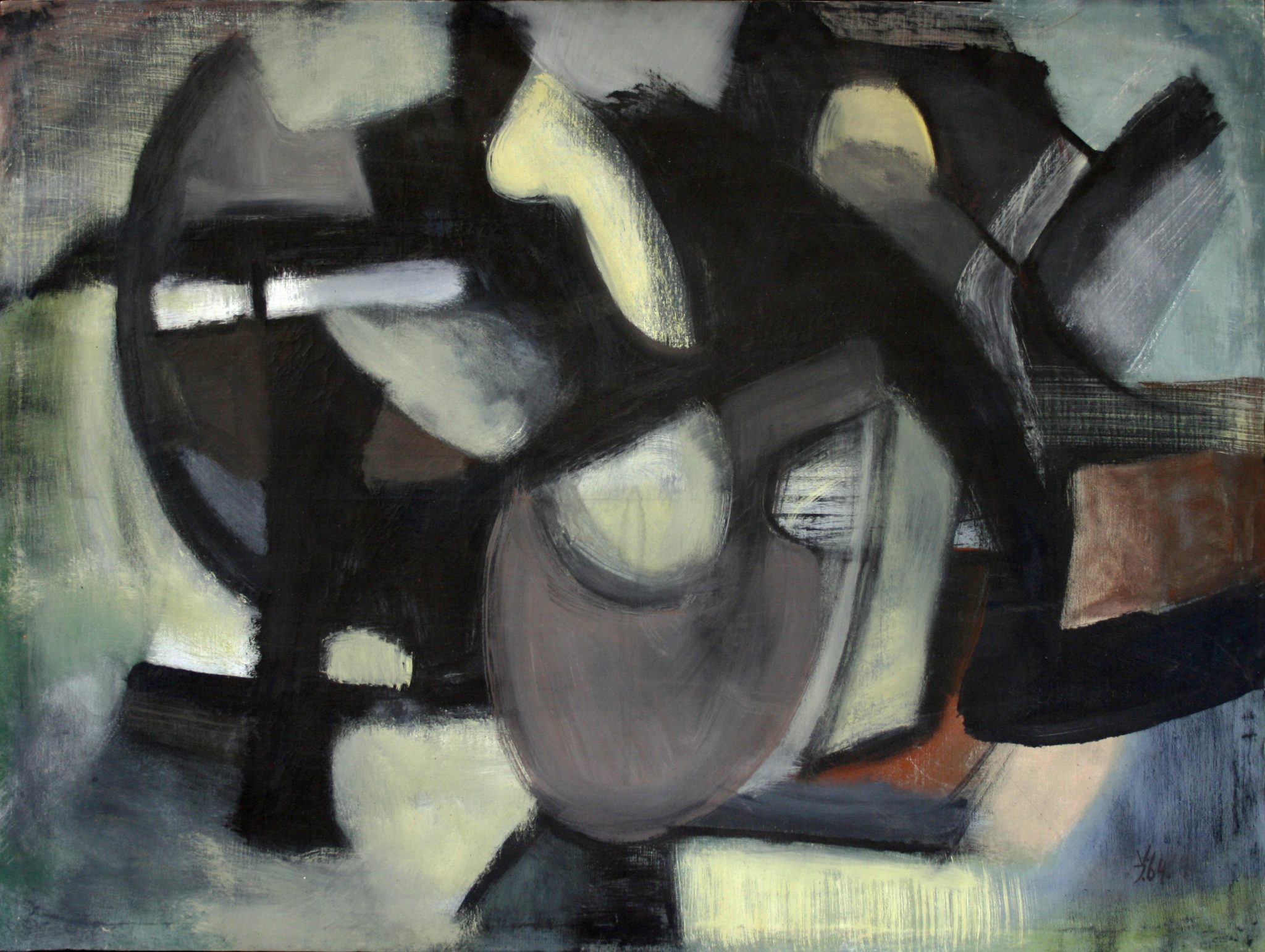 36"x48" Oil on Canvas (1964)