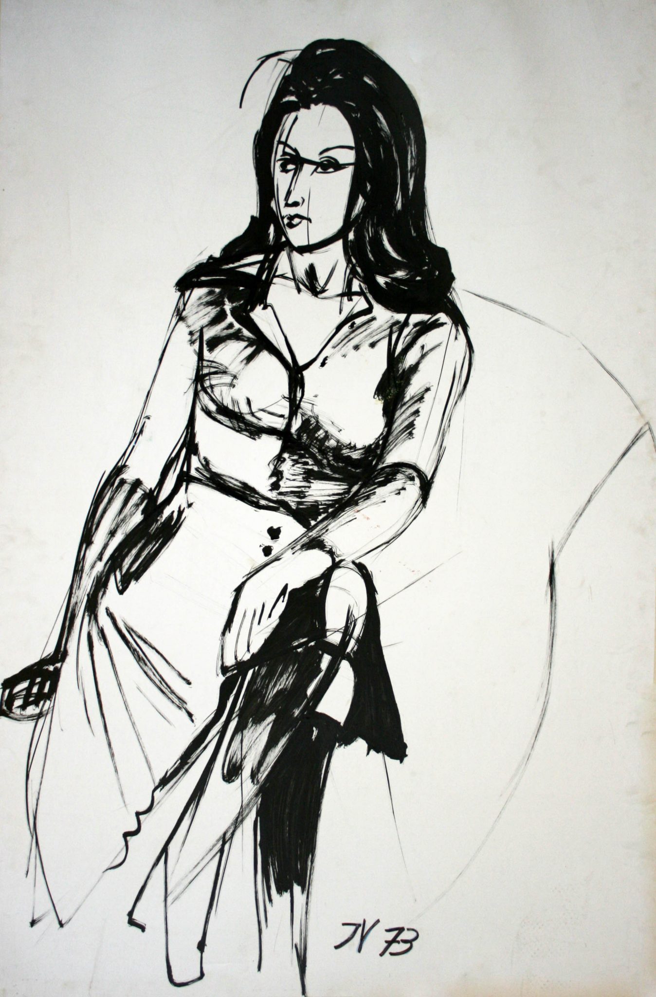 36"x56" Oil on Canvas (1973)