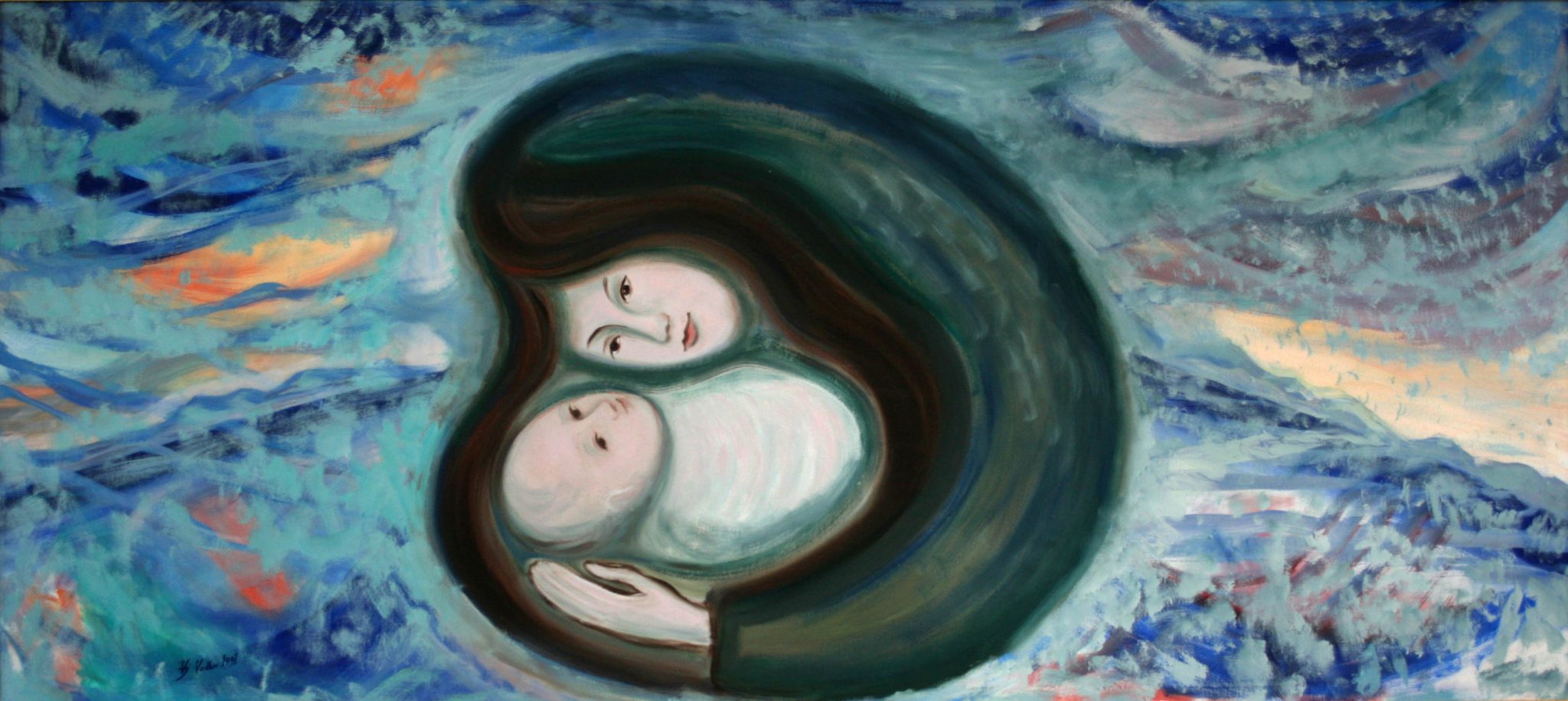 36"x80" Oil on Canvas (1991)