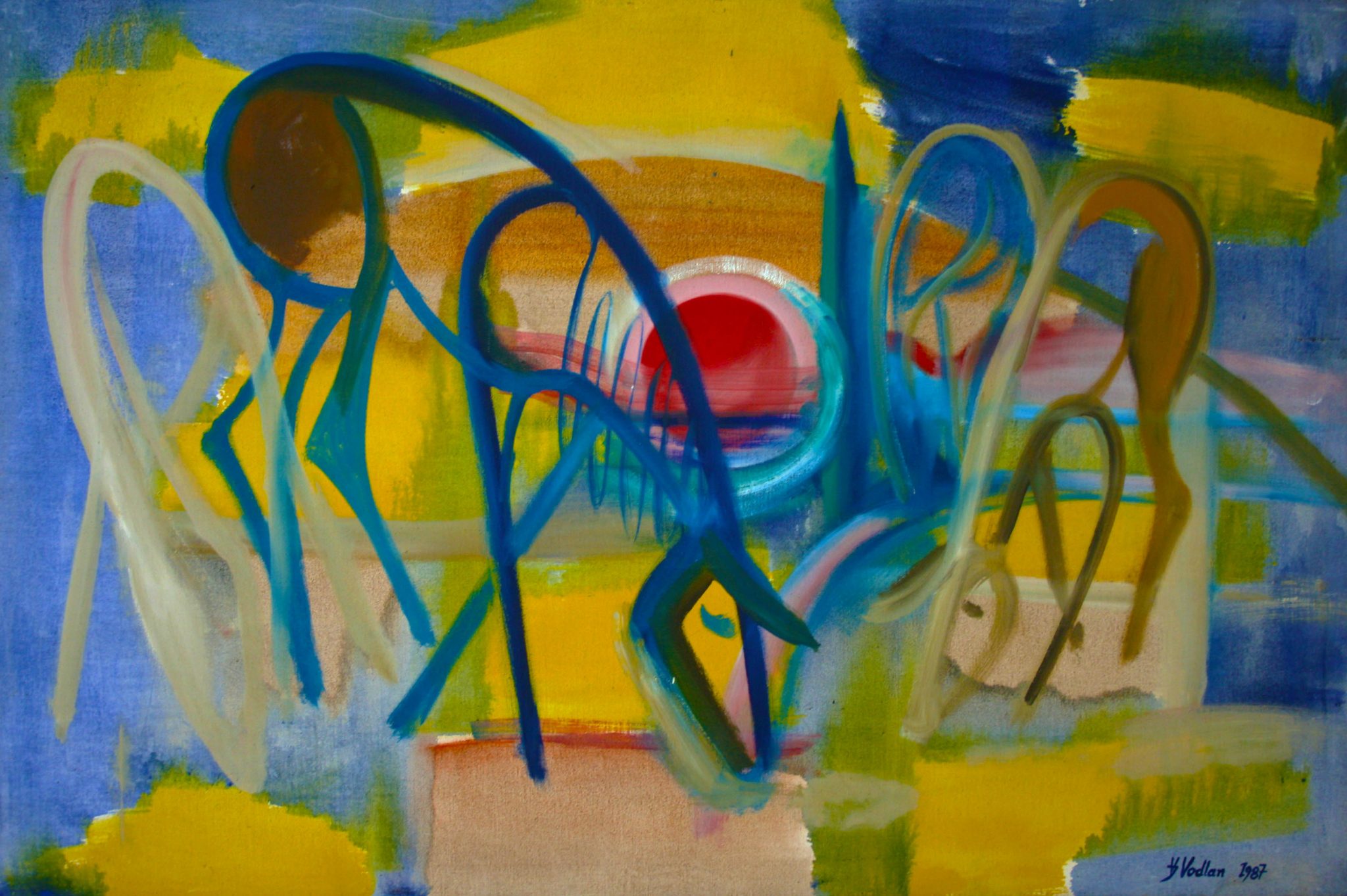 38"x58" Oil on Canvas (1987)