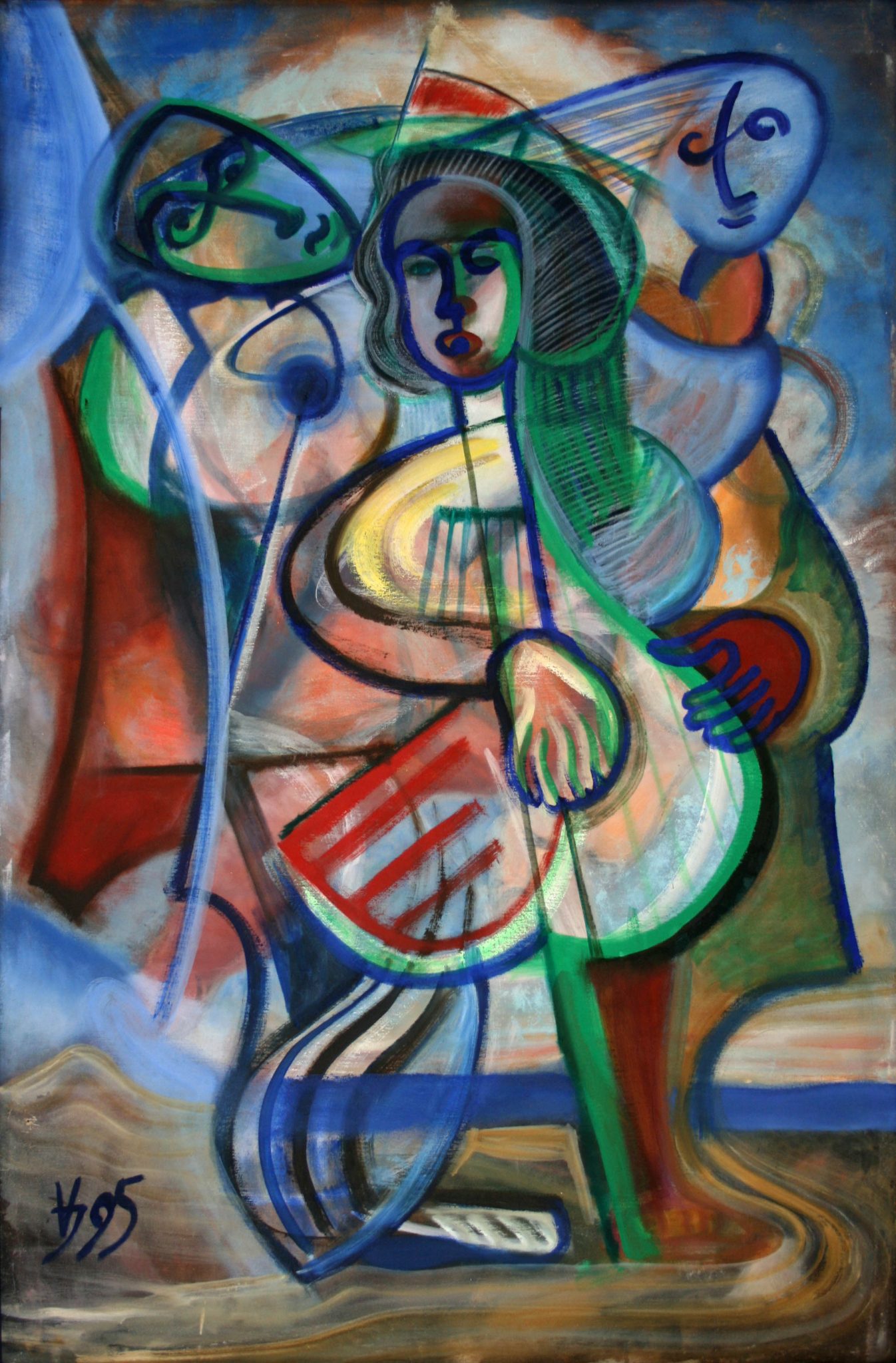 38"x58" Oil on Canvas (1995)