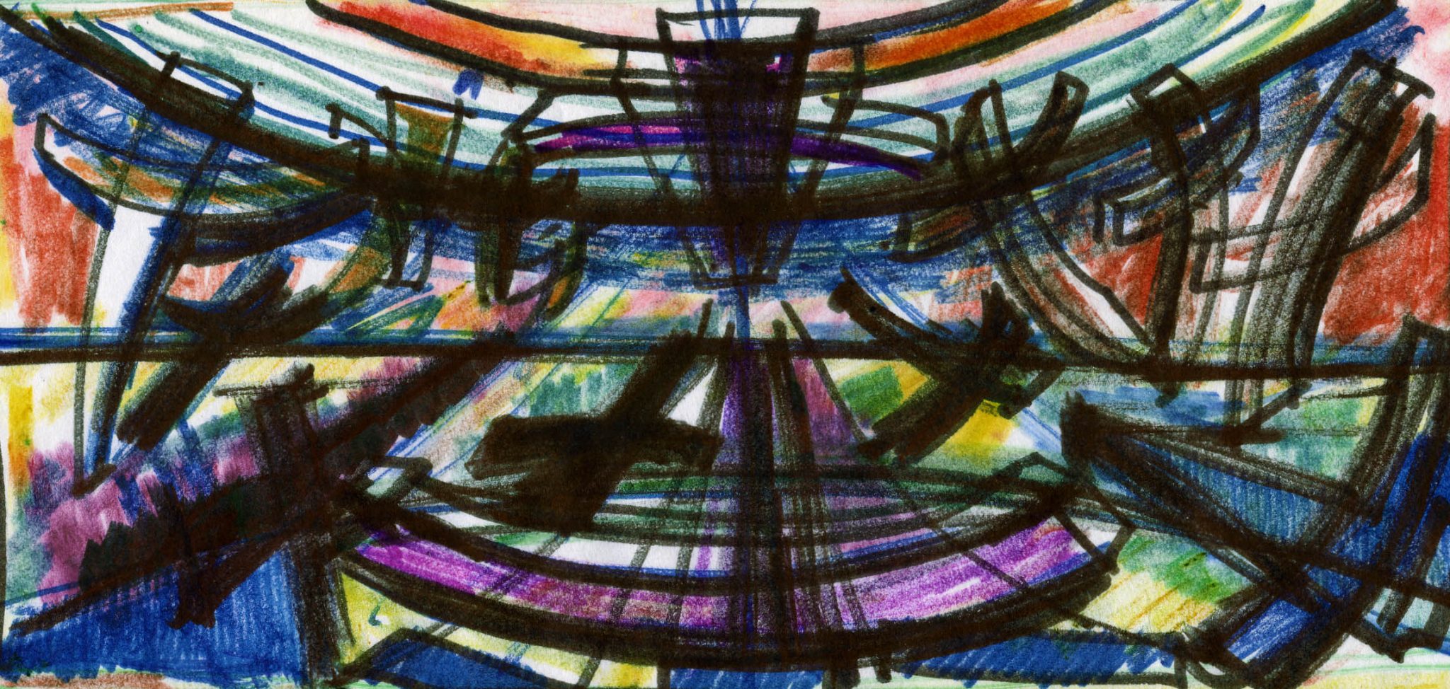 3"x8" Oil on Paper (2004)