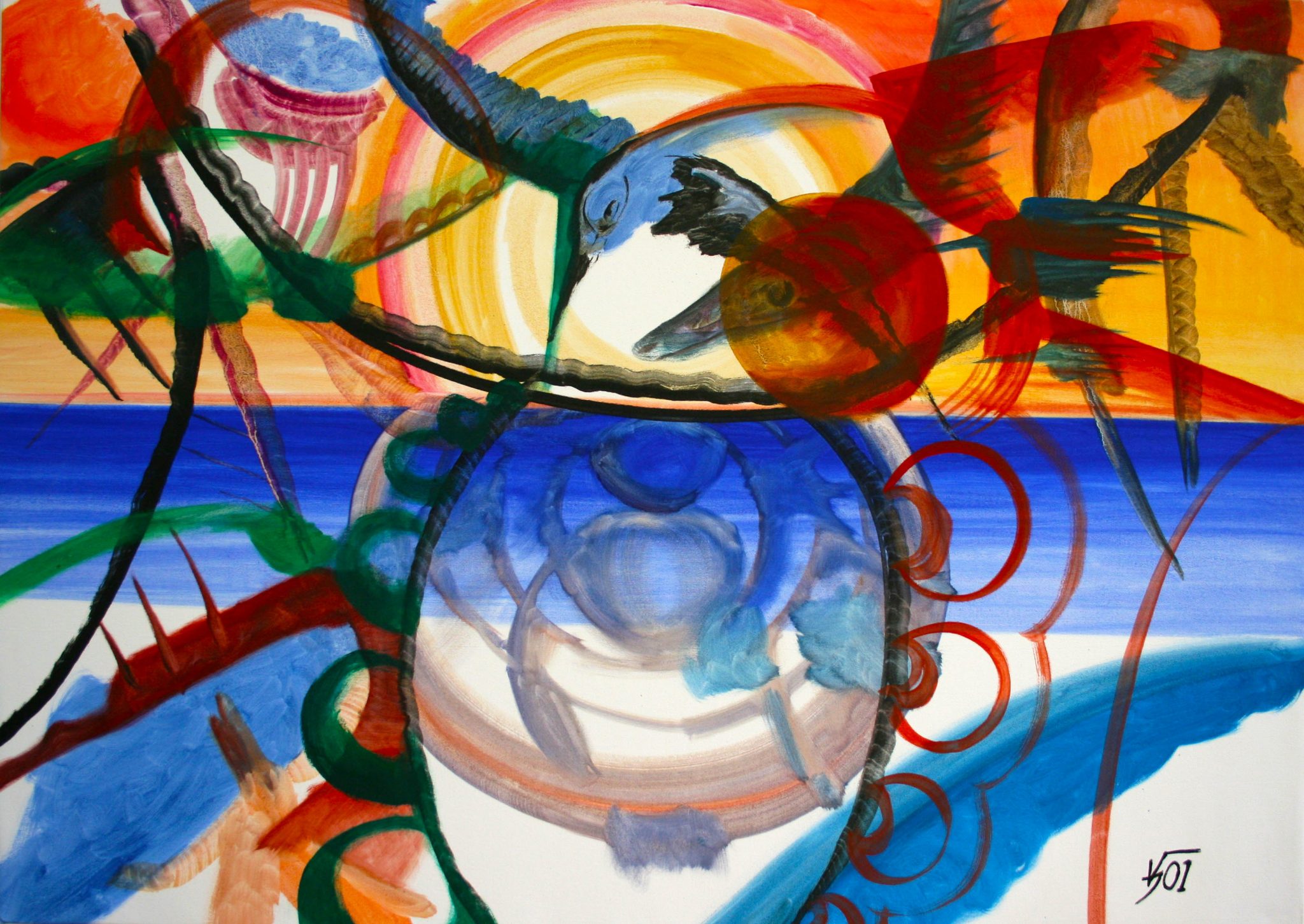 40"x56" Oil on Canvas (2001)