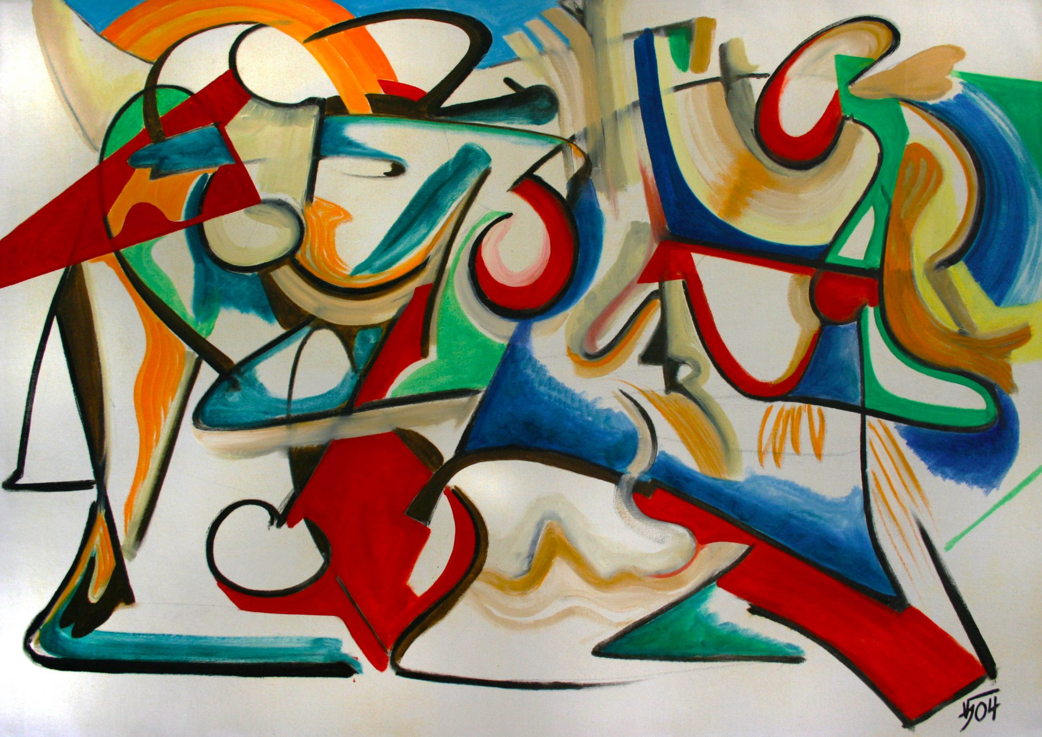 40"x56" Oil on Canvas (2004)