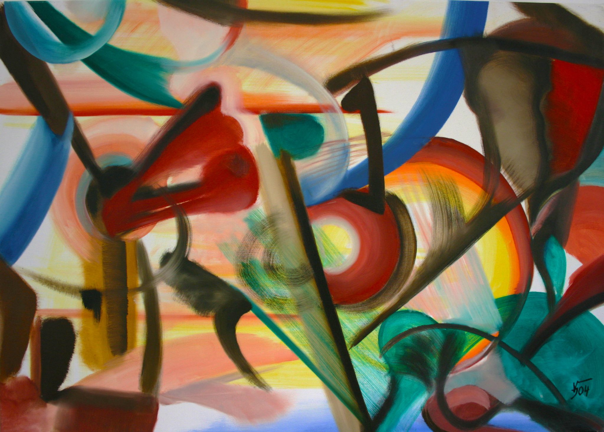 40"x56" Oil on Canvas (2004)
