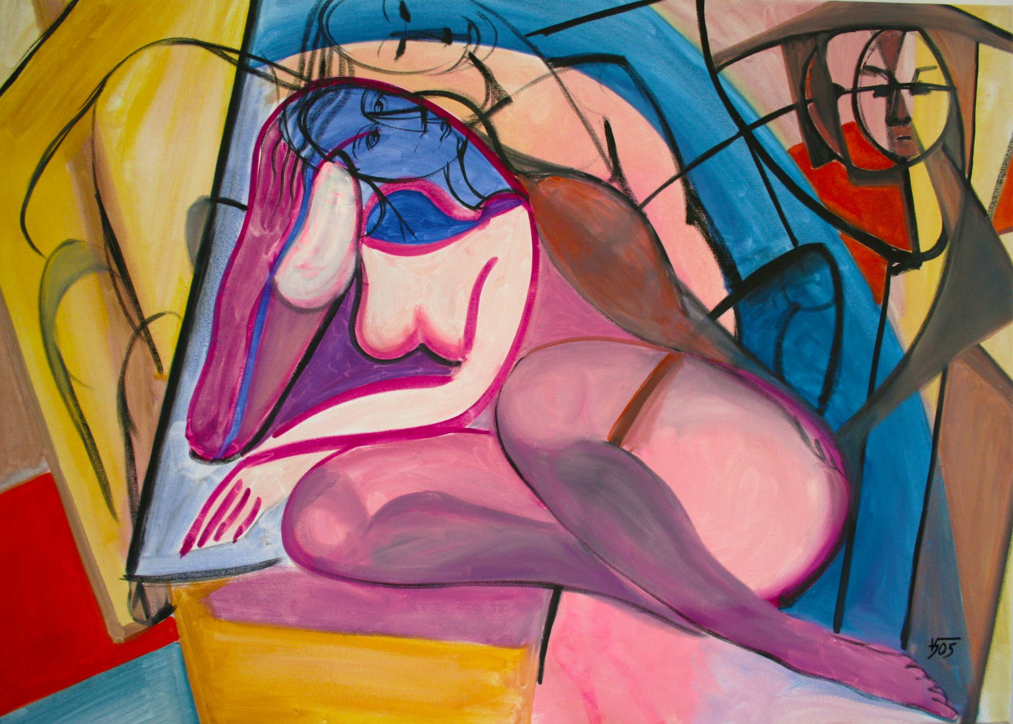 40"x56" Oil on Canvas (2005)