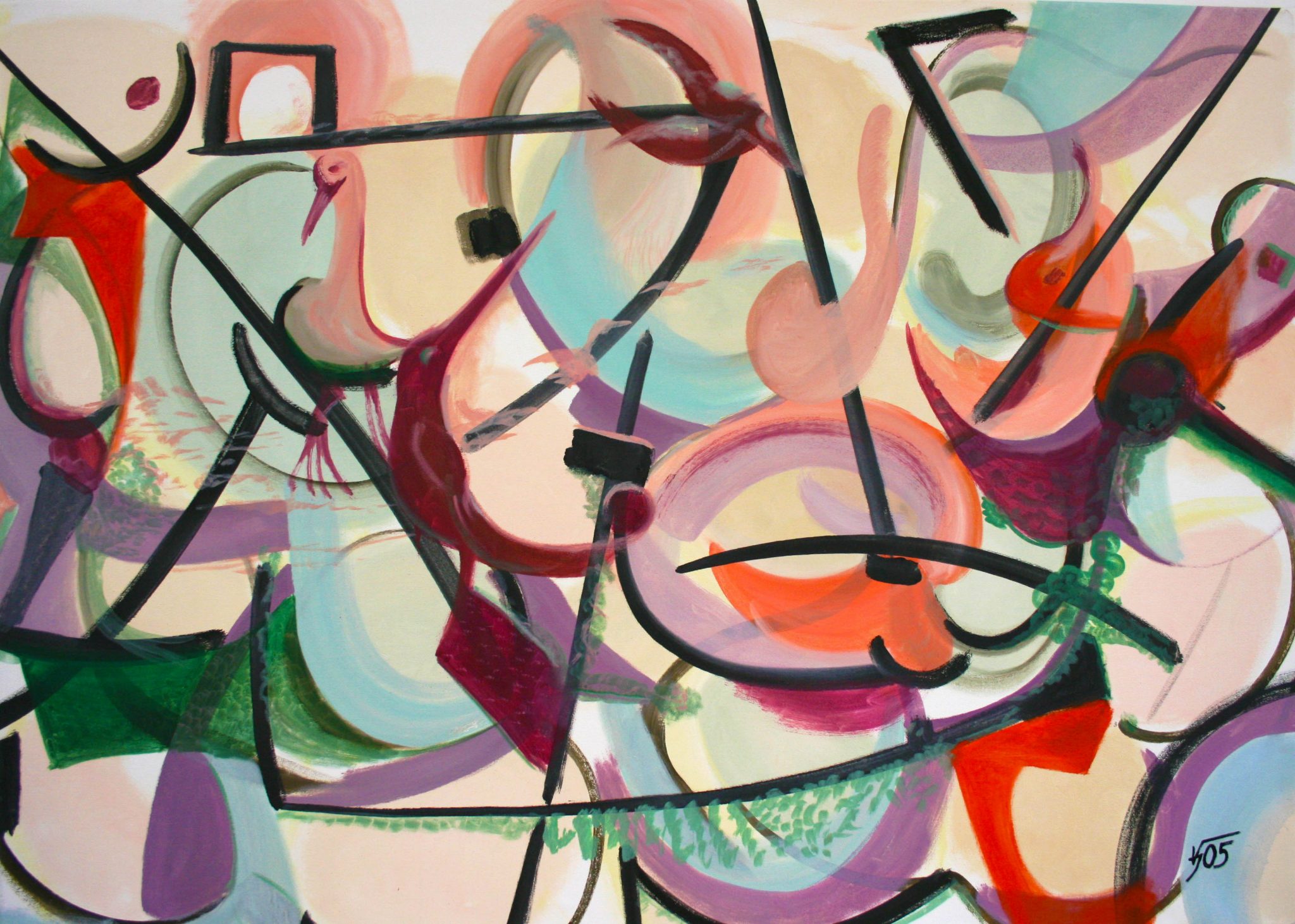 40"x56" Oil on Canvas (2005)