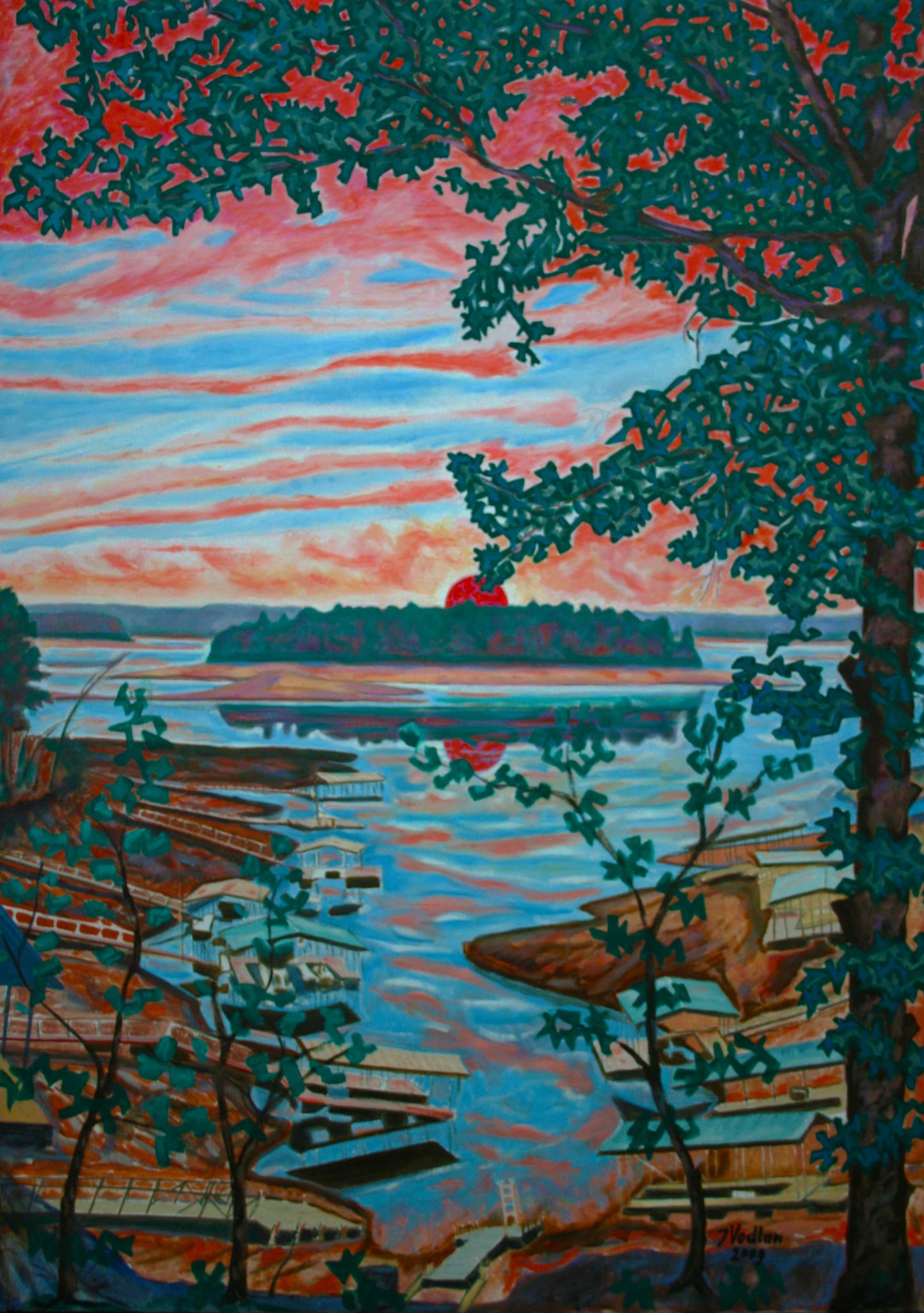 40"x56" Oil on Canvas (2009)