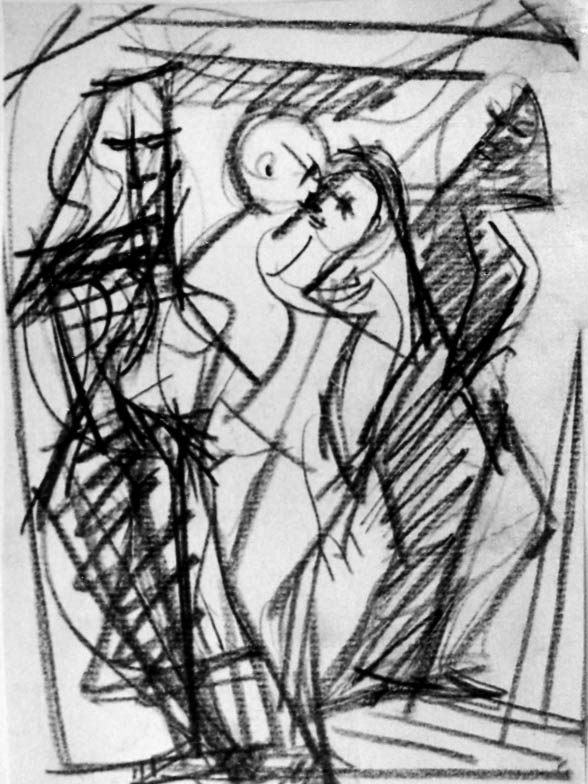 4"x6" Charcoal on Paper (1963)