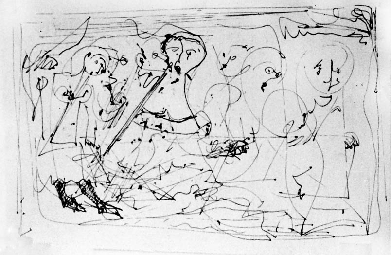 4"x6" Ink on Paper (1963)