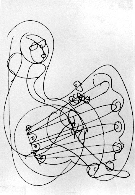 4"x6" Ink on Paper (1963)