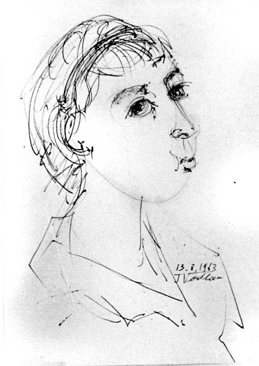 4"x6" Ink on Paper (1963)