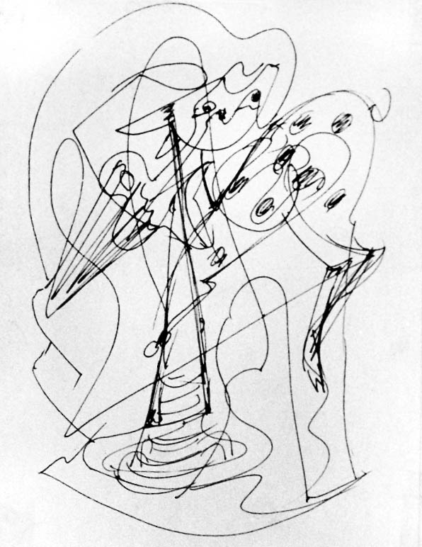 4"x6" Ink on Paper (1963)