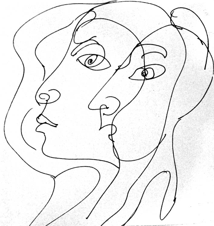 4"x6" Ink on Paper (1963)