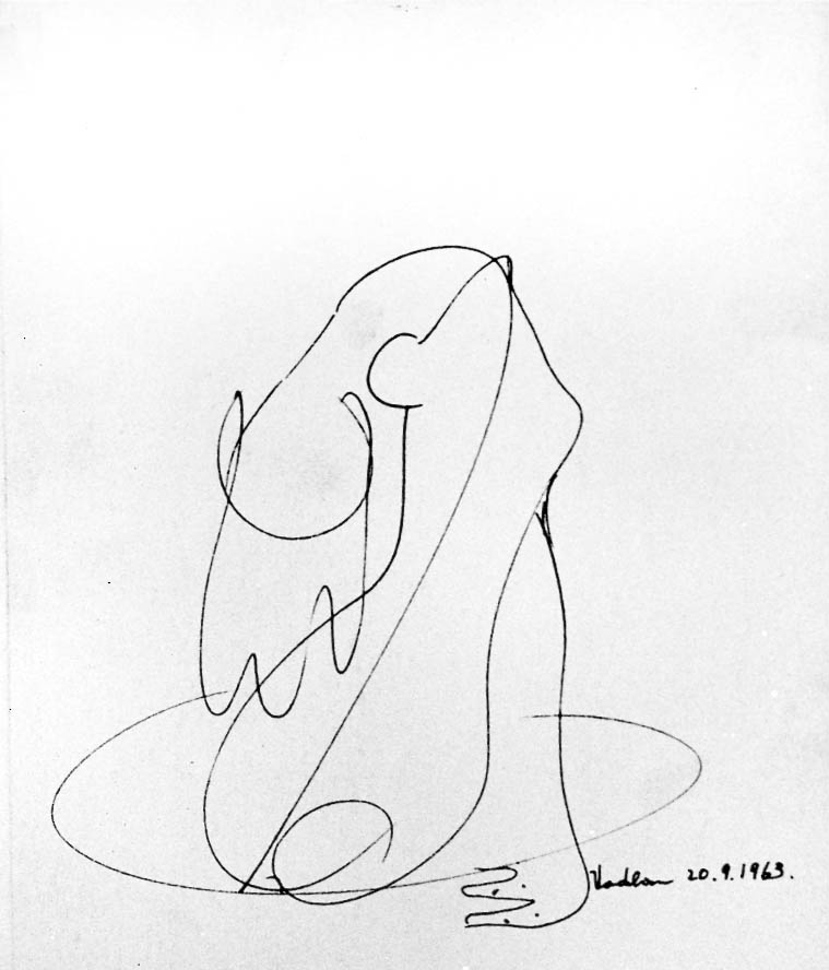 4"x6" Ink on Paper (1963)
