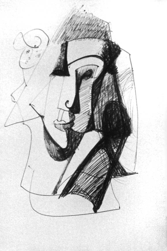 4"x6" Ink on Paper (1963)