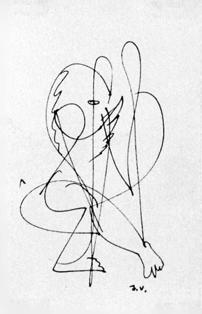 4"x6" Ink on Paper (1963)