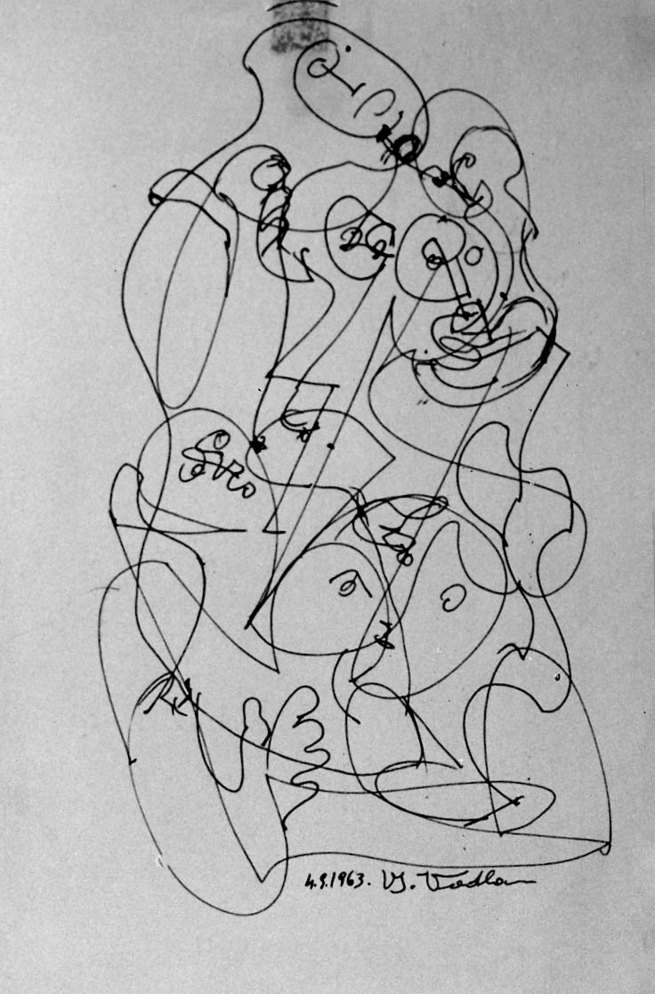 4"x6" Ink on Paper (1963)