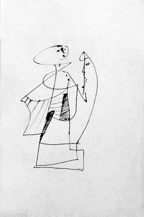 4"x6" Ink on Paper (1963)