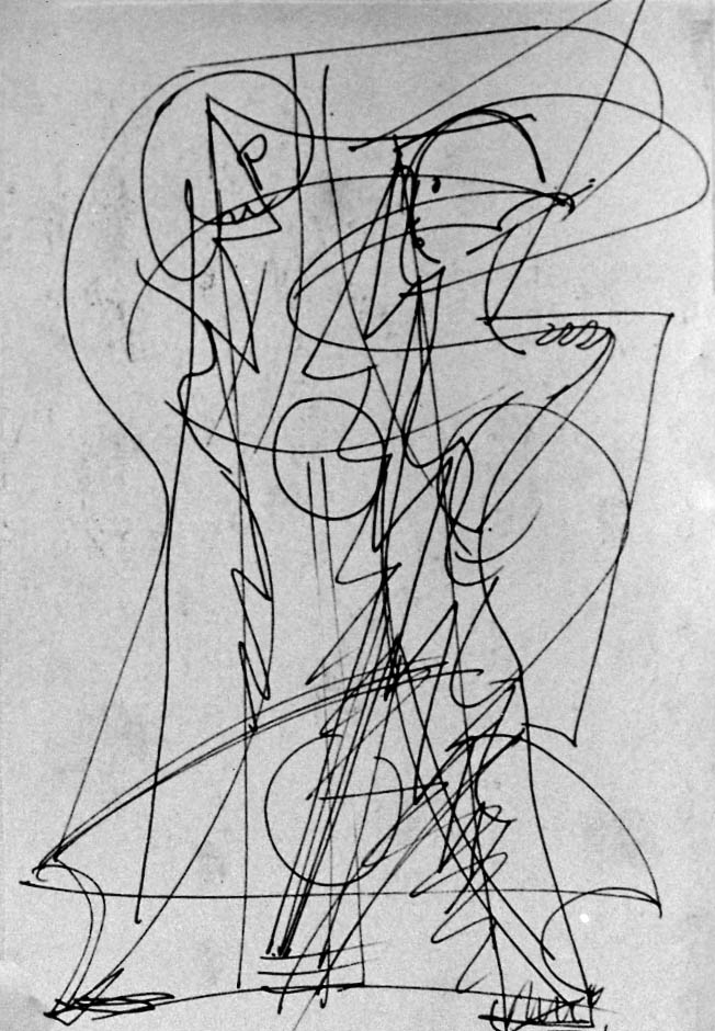 4"x6" Ink on Paper (1963)