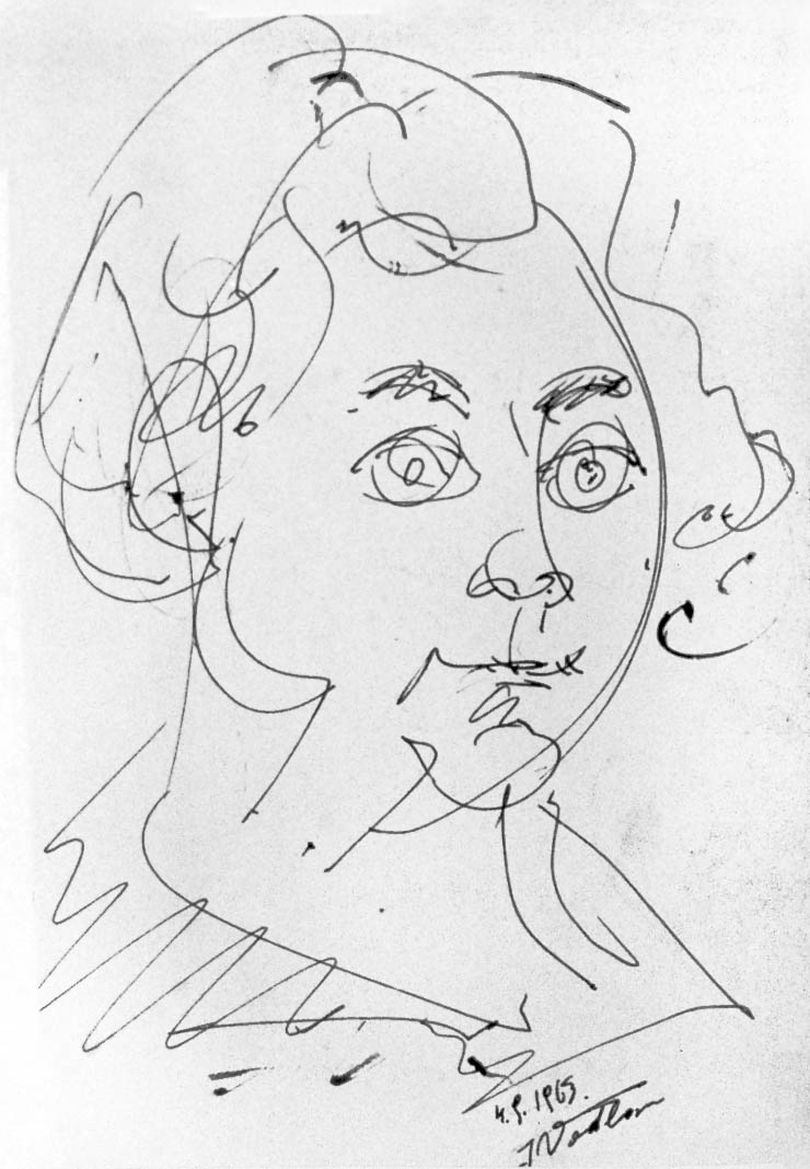 4"x6" Ink on Paper (1963)