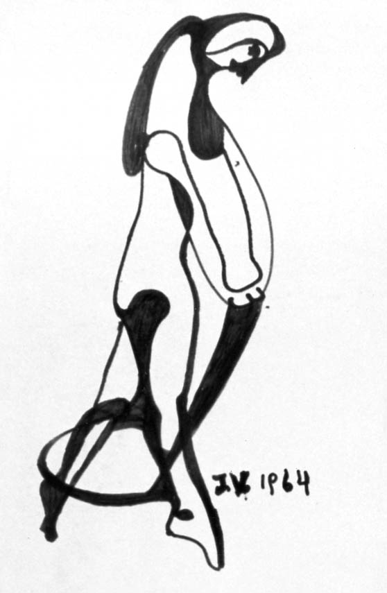 4"x6" Ink on Paper (1964)
