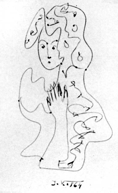 4"x6" Ink on Paper (1964)