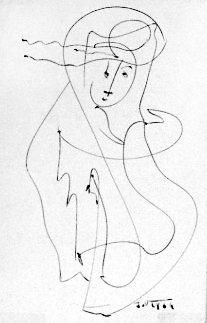 4"x6" Ink on Paper (1964)