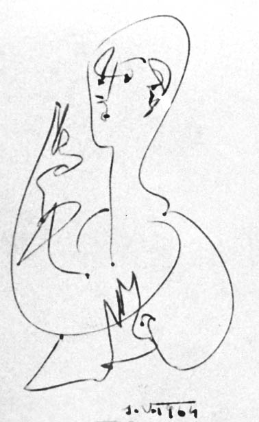 4"x6" Ink on Paper (1964)