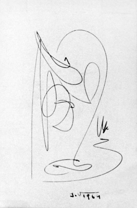 4"x6" Ink on Paper (1964)