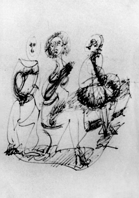 4"x6" Ink on Paper (1964)