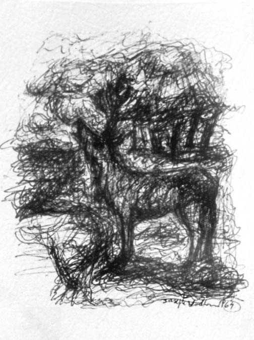 4"x6" Ink on Paper (1964)