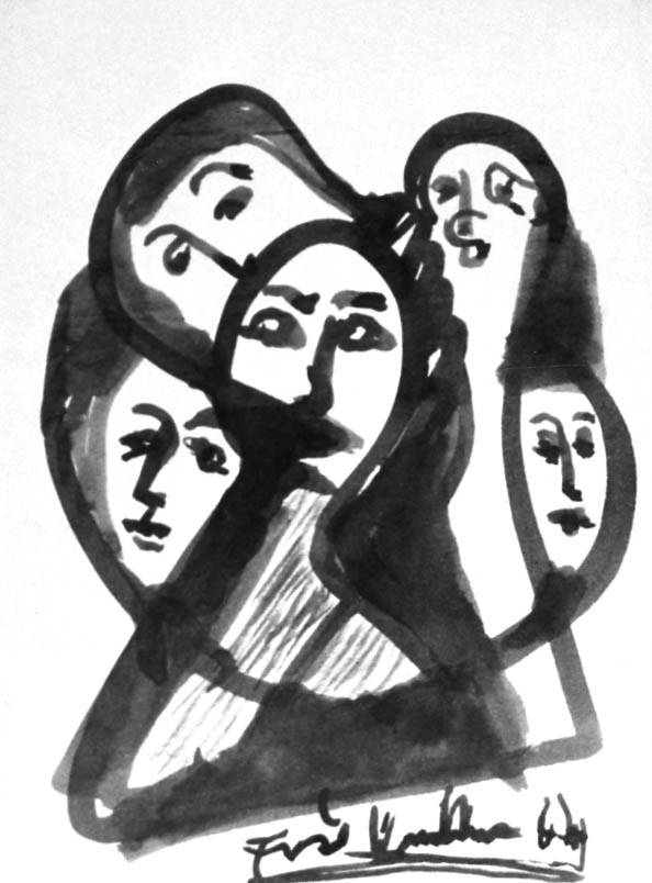 4"x6" Ink on Paper (1964)