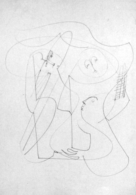 4"x6" Ink on Paper (1965)