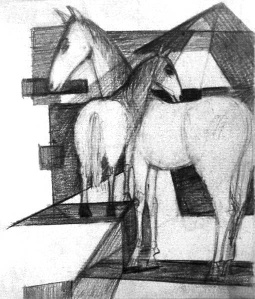 4"x6" Ink on Paper (1965)