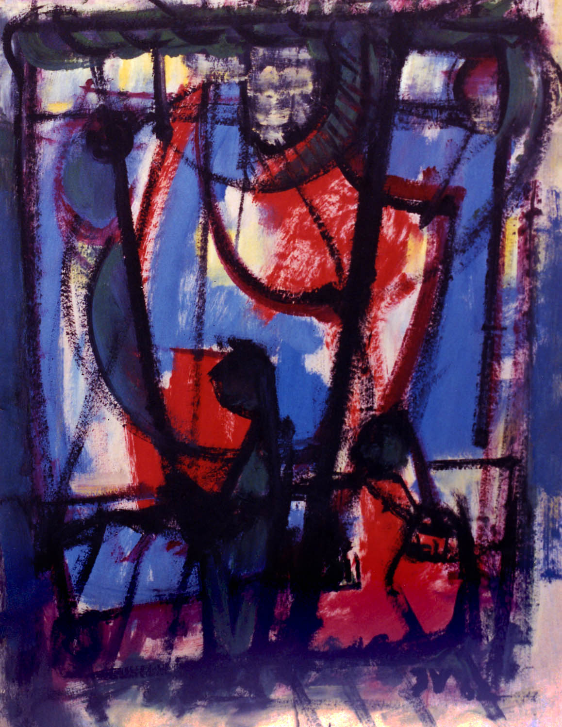 50"x75" Oil on Canvas (1961)