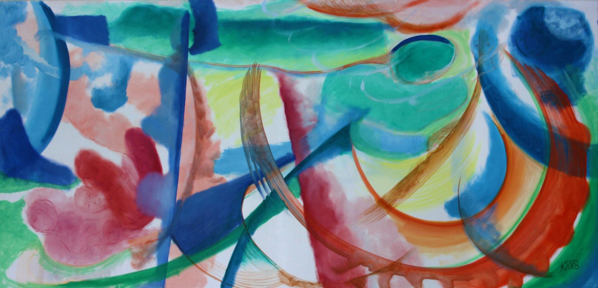 58"x120" Oil on Canvas (2003)