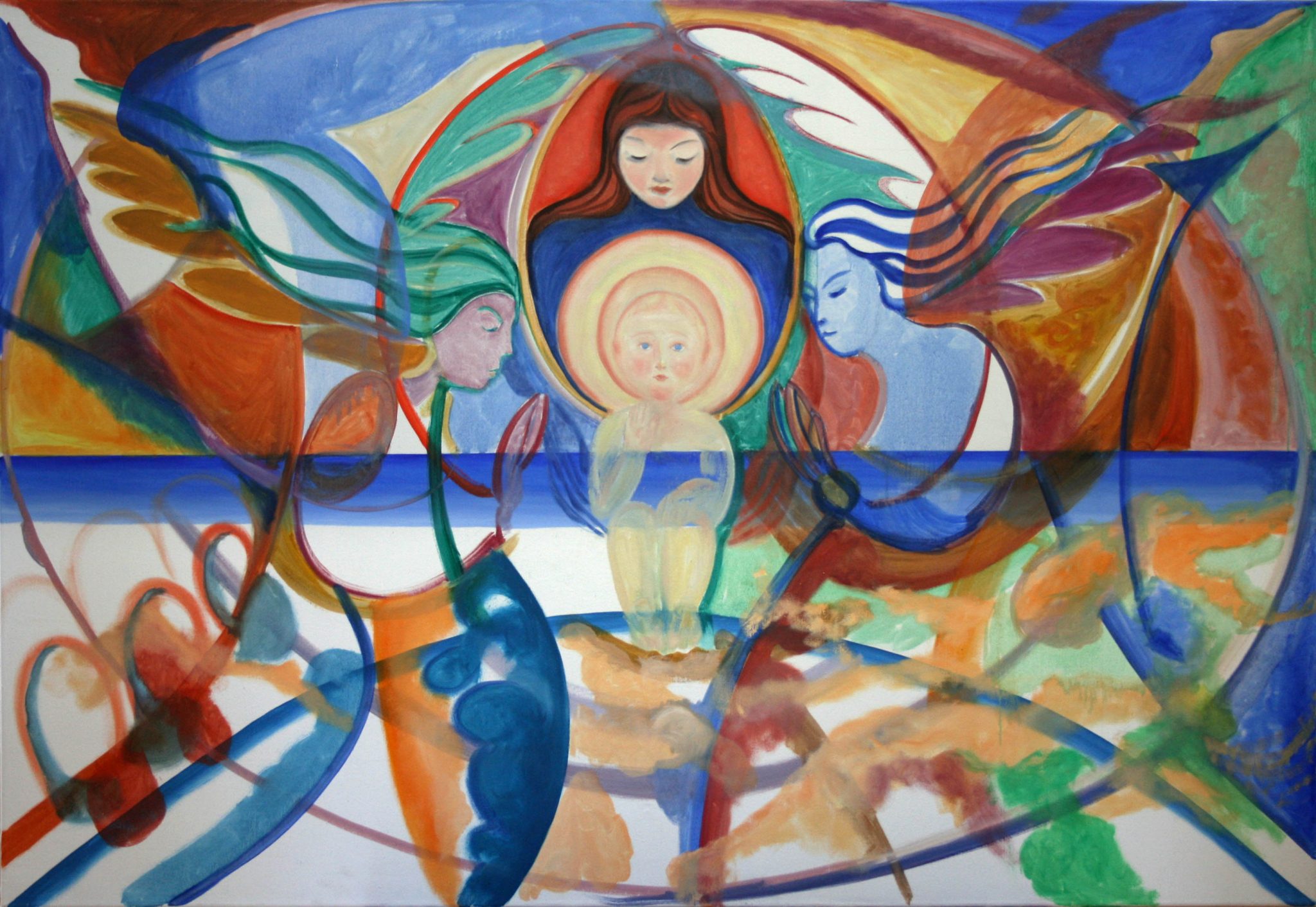 58"x84" Oil on Canvas (2002)