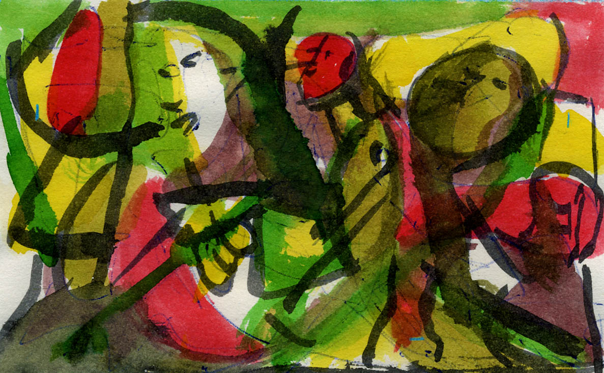 5"x8" Oil on Paper (2004)