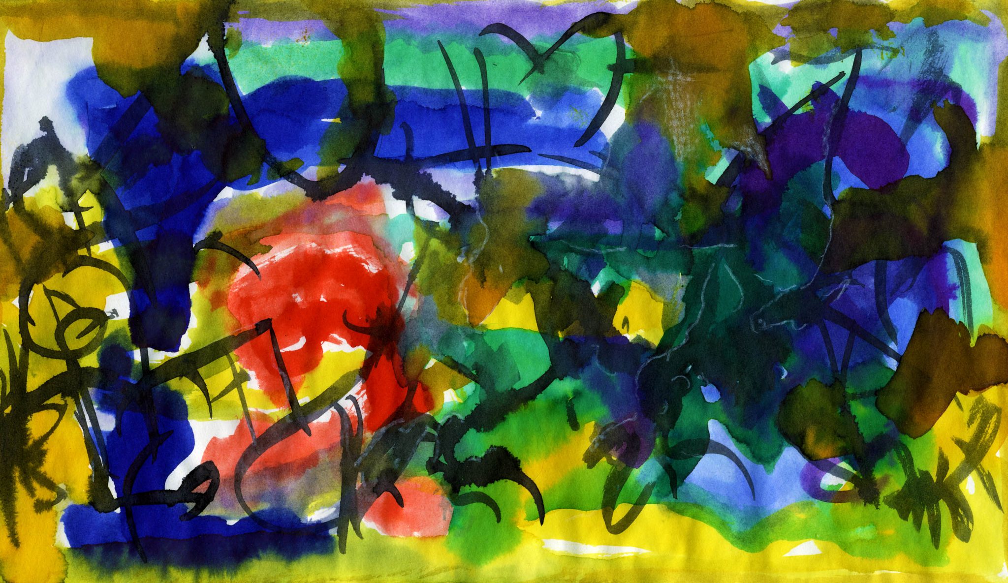 5"x9" Oil on Paper (2004)