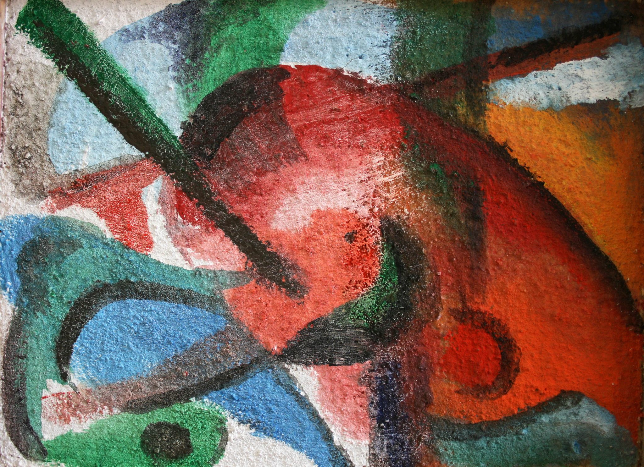 6"x8" Fresco on Burlap (2001)