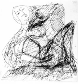 6"x8" Ink on Paper (1964)